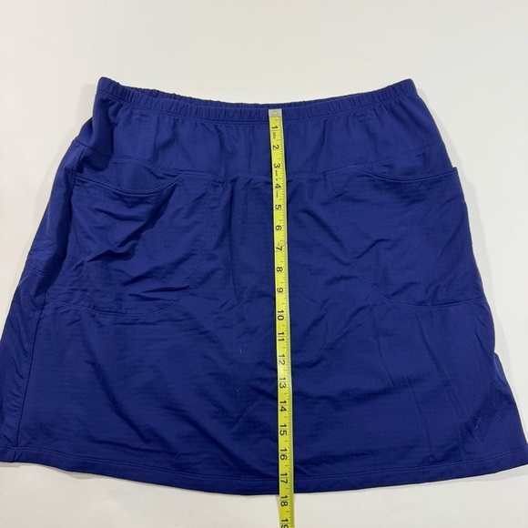 Ibkul A Line Mini Skort Blue Size Large - Picture 6 of 6